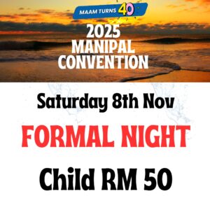 Saturday 8th - Formal Dinner Children 4- 12 yrs